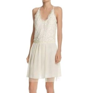 NWT FREEWAY Stunning lace & Layered chiffon strappy dress S $68